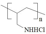 Poly(allylamine hydrochloride) Structure